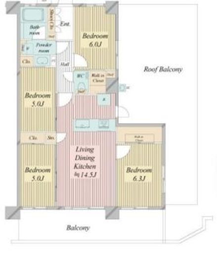 N-stage船堀 406 間取り図