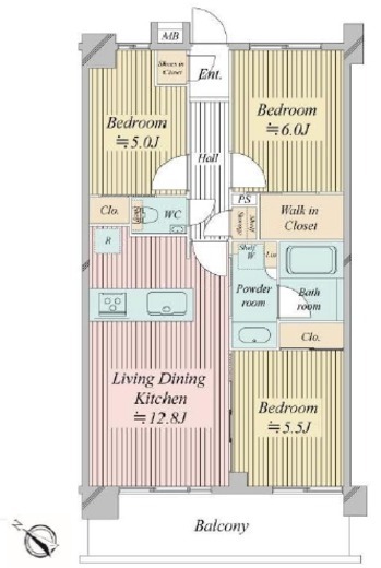N-stage船堀 202 間取り図