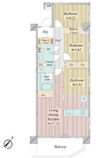 N-stage船堀 207 間取り図