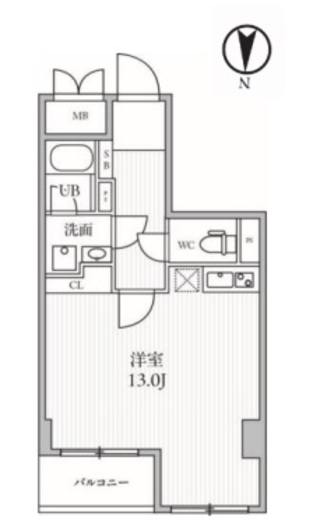 THE PALMS三鷹Ⅰ (ザ・パームス三鷹1) 402 間取り図