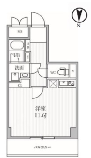 THE PALMS三鷹Ⅰ (ザ・パームス三鷹1) 502 間取り図
