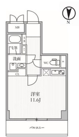 THE PALMS三鷹Ⅰ (ザ・パームス三鷹1) 502 間取り図