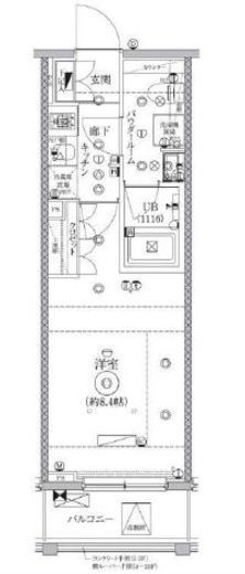 セジョリ浅草 4階 間取り図
