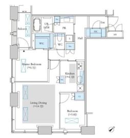 Dマークス西新宿タワー 26階 間取り図