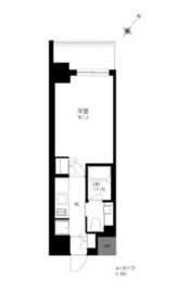 プライマル勝どき 1008 間取り図