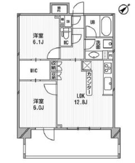 ライオンズシティ白金高輪 1003 間取り図