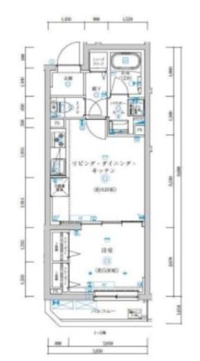 TRADIS赤塚 202 間取り図