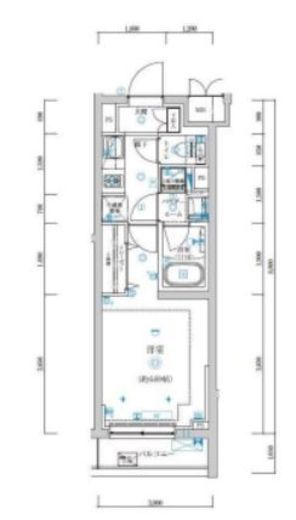 TRADIS赤塚 209 間取り図