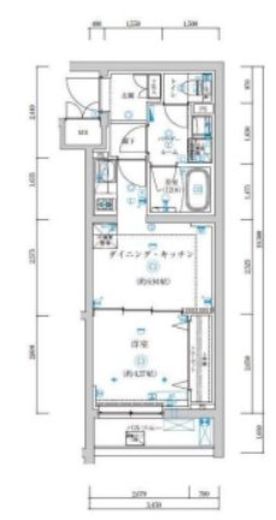 TRADIS赤塚 210 間取り図