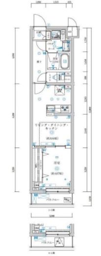 TRADIS赤塚 204 間取り図