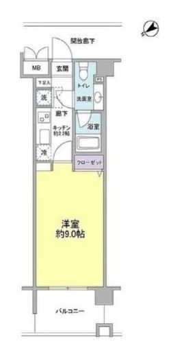 アルクス 504 間取り図