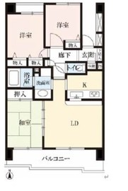 ドゥーエ練馬 302 間取り図
