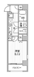 オーキッドレジデンス東日本橋 503 間取り図