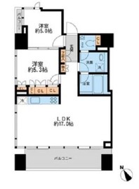 プロスペクトKALON三ノ輪 1504 間取り図