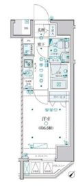 ジェノヴィア横浜関内Ⅱスカイガーデン 4階 間取り図