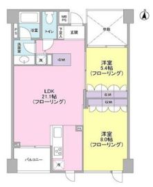 ポローニアハウス赤堤 102 間取り図