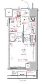 クレヴィスタ横浜関内 4階 間取り図
