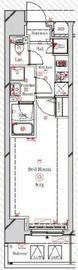ラフィスタ三ノ輪 2階 間取り図