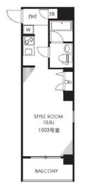 リエス横浜ベイステージ 1003 間取り図