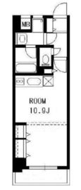 アールケープラザ横浜関内 8階 間取り図