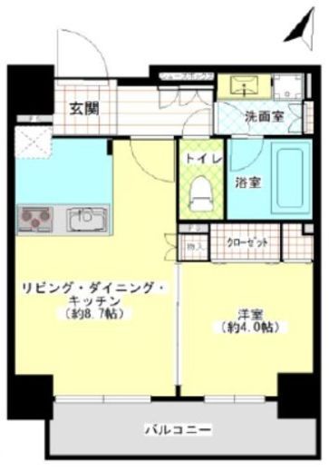 ロジュマンジャンティ駒込プレトリエ 5階 間取り図