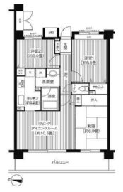 KS桜川 6階 間取り図