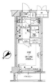 パレステュディオ銀座2丁目 6階 間取り図