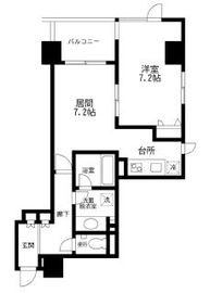 アーバンパーク麻布十番 504 間取り図