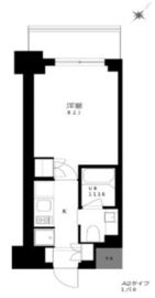 プライマル勝どき 916 間取り図