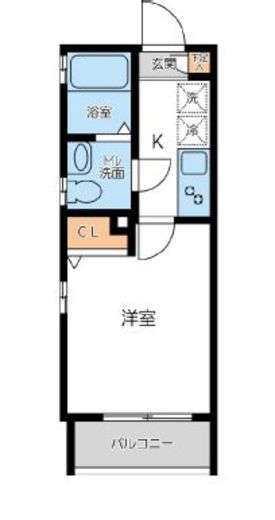 CITY SPIRE西新宿 (シティスパイア西新宿) 101 間取り図
