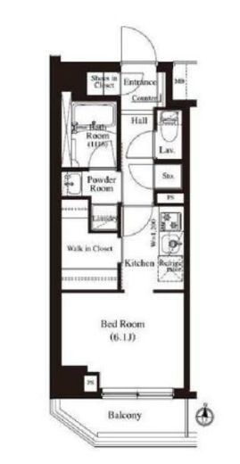 アーバンパーク住吉 309 間取り図