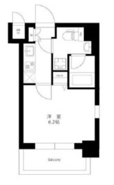 エクセリア芝大門 5階 間取り図