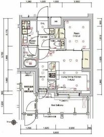 シーフォルム東新宿3 5階 間取り図