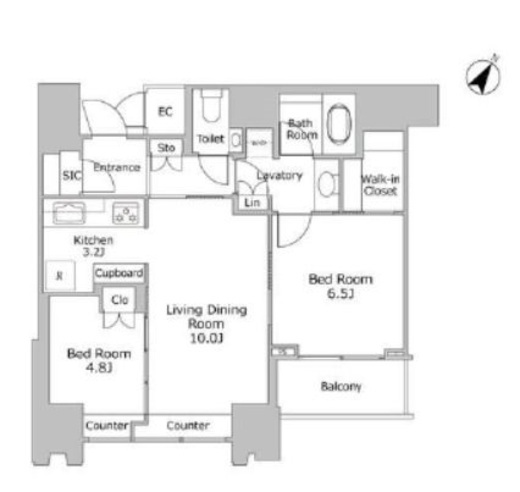 THE ROPPONGI TOKYO CLUB RESIDENCE 11階 間取り図