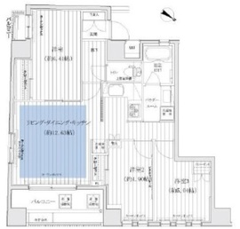 アーリアシティ日本橋 8階 間取り図