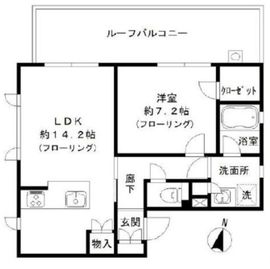 Blue Hill Shimomeguro (ブルーヒル下目黒) 301 間取り図