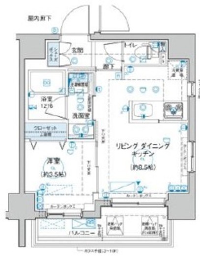 リヴァプール東池袋 3階 間取り図