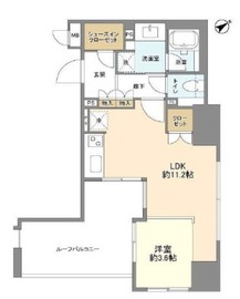 アルス横浜ベイアドレス 2階 間取り図