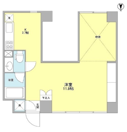WELLTOWER (ウェルタワー) 803 間取り図