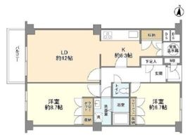 麻布ホームズ 1階 間取り図