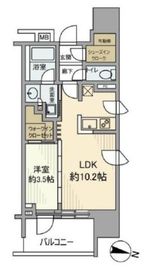 プラウド板橋区役所前 2階 間取り図