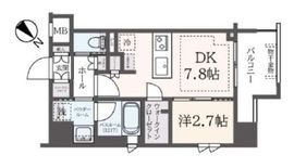 ベルジェンド横濱伊勢佐木アティックス・アベニュー 203 間取り図