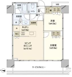 THE YOKOHAMA FRONT TOWER (ザ・ヨコハマフロントタワー) 16階 間取り図