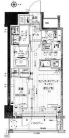 エステムプラザ赤羽アンダルシア 3階 間取り図