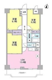ラ・コスタ壱番館 604 間取り図