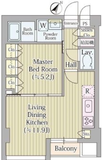 ヴァロータ氷川台 403 間取り図