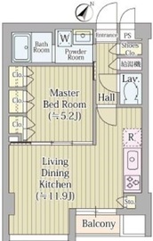 ヴァロータ氷川台 403 間取り図