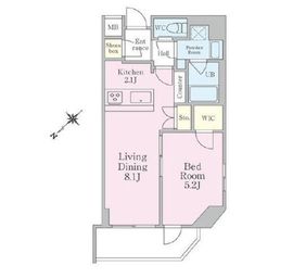 ビィ・フォルマ尾久 301 間取り図