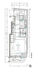 ガリシア大塚 6階 間取り図