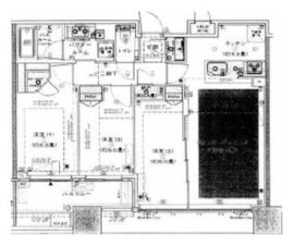 シティタワー大井町 19階 間取り図
